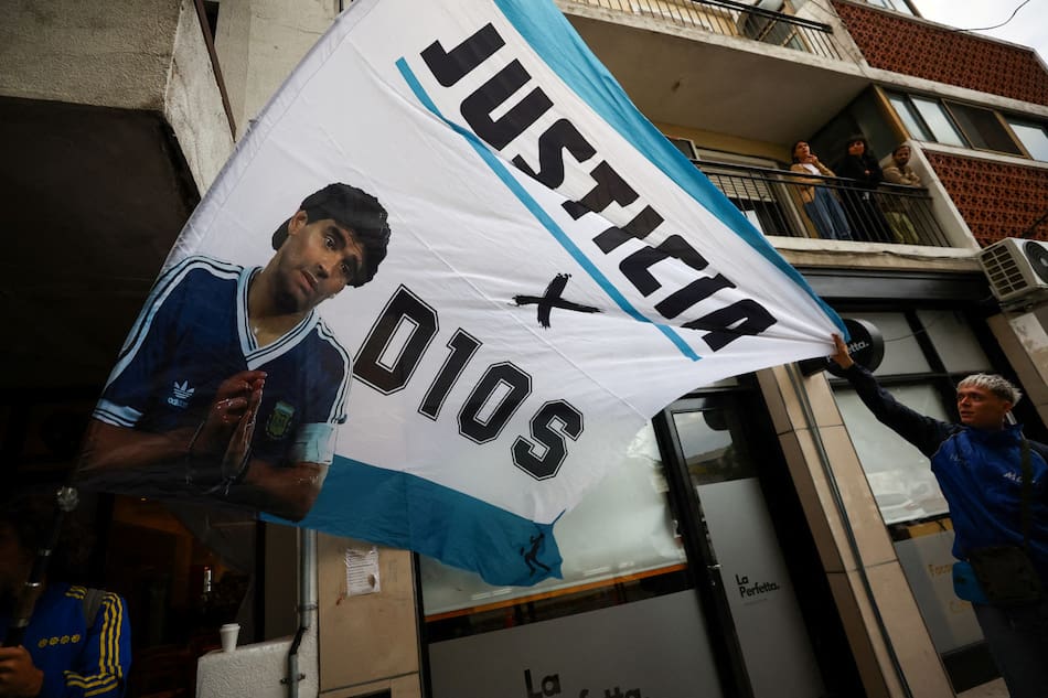 Juicio por Diego Maradona. Foto: Reuters/Agustin Marcarian