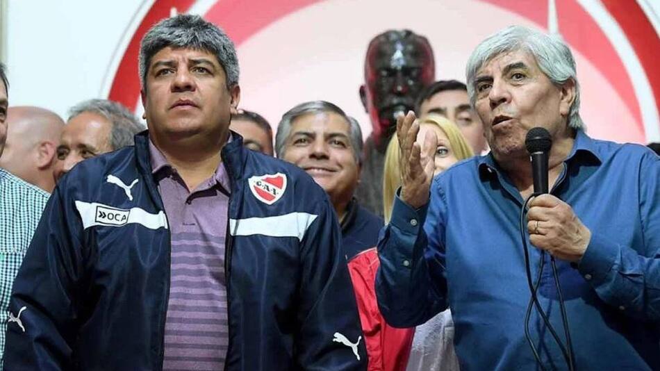 Pablo Moyano y Hugo Moyano
