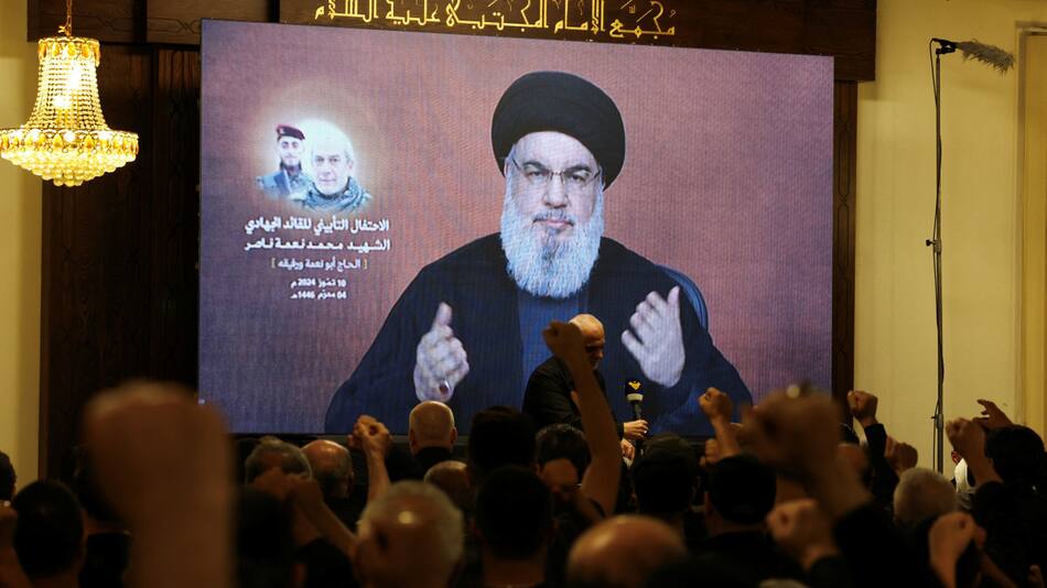 Nasrala, líder de Hezbollah. Foto: Reuters.