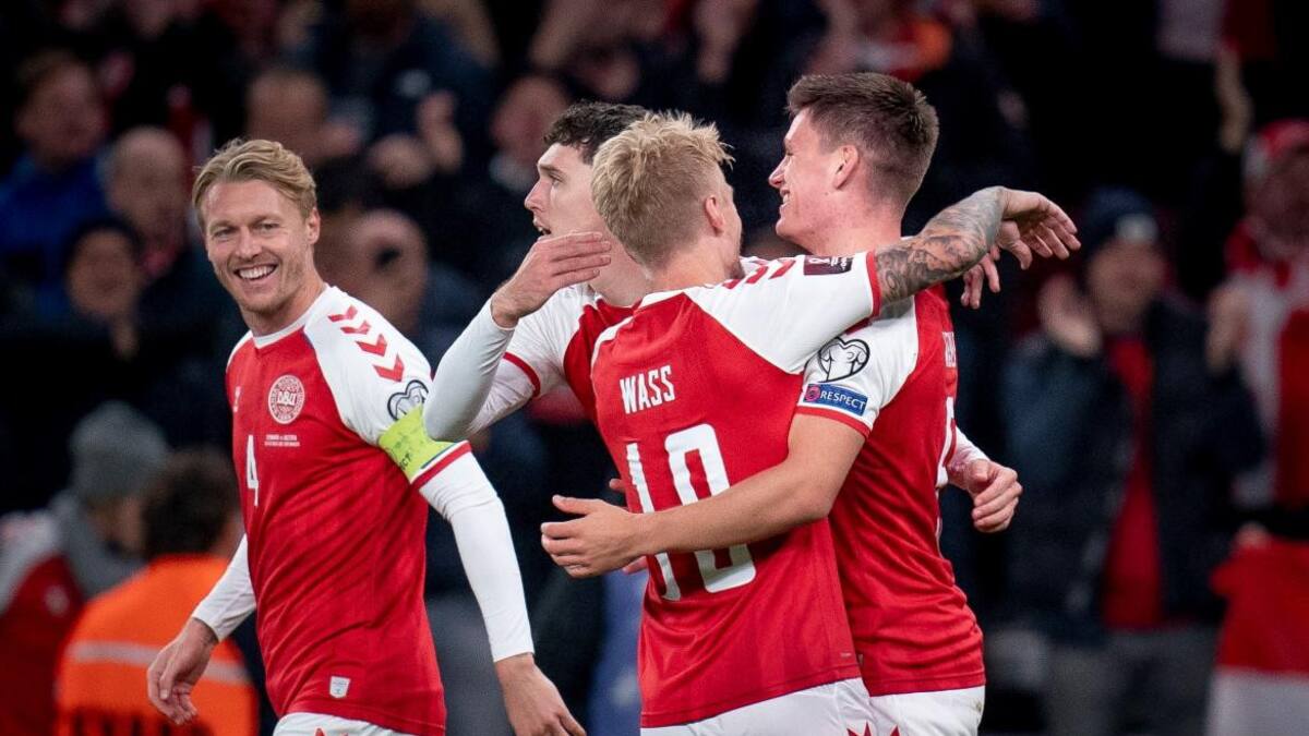 Festejo de Dinamarca por las Eliminatorias europeas, AGENCIA EFE