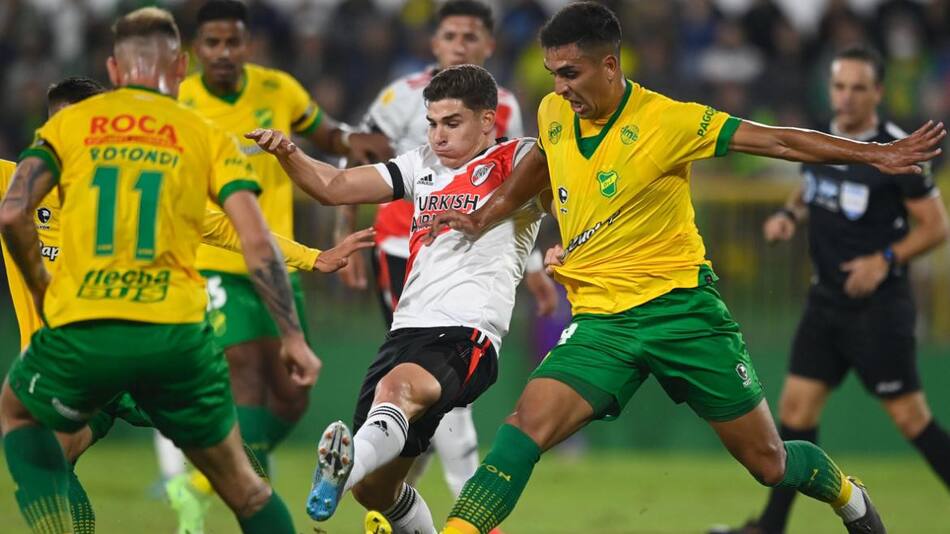 River vs. Defensa y Justicia, fútbol argentino, NA