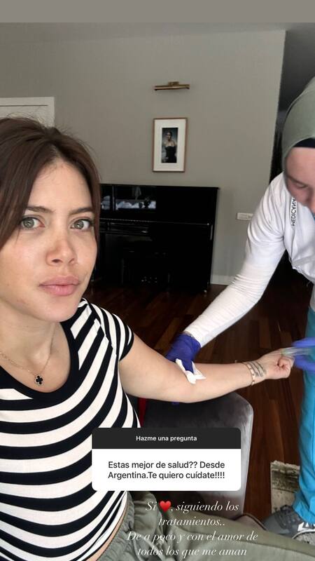 Wanda Nara sobre su salud. Foto: Instagram.
