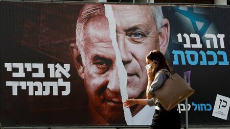 Beny Gantz llamó a convocar elecciones por el "mal gobierno" de Netanyahu. Foto: Reuters