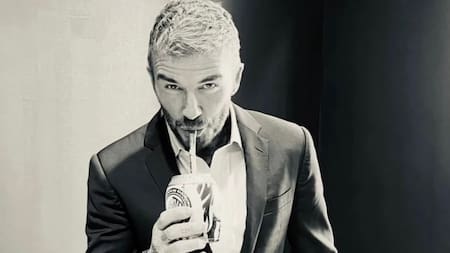 David Beckham tomando mate. Foto: @davidbeckham