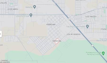 Barrio Ferreyra, Córdoba. Foto: Google Maps.
