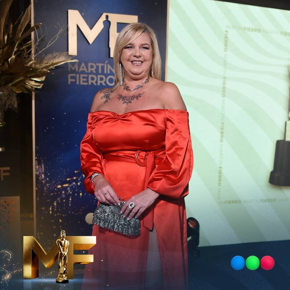 Los looks de los famosos en los Martín Fierro. Foto: Instagram @telefe