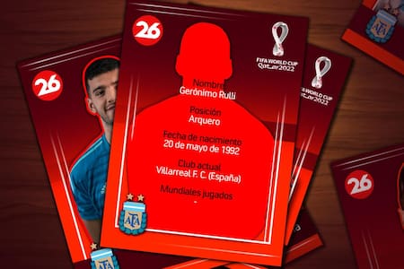 Mundial Qatar 2022, Canal 26, perfil, Gerónimo Rulli