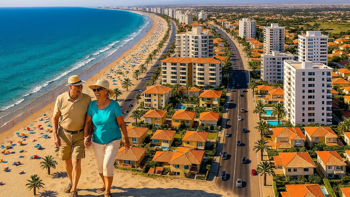 La playa más tranquila de Mar del Plata ideal para jubilados.