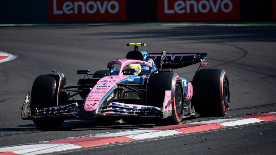 Franco Colapinto en el Gran Premio de México de la Fórmula 1.