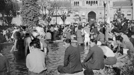 17 de octubre de 1945. Foto: AGN.