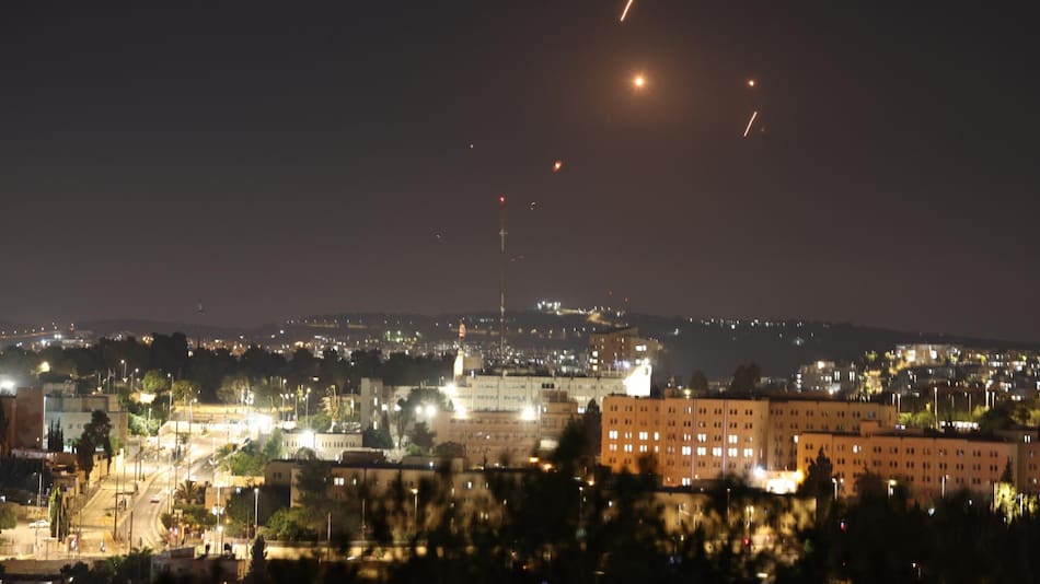 Ataque de Irán contra Israel. Foto: EFE