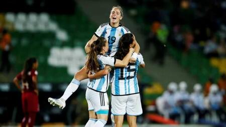 Jugadoras de la Selección. Foto: Olé.