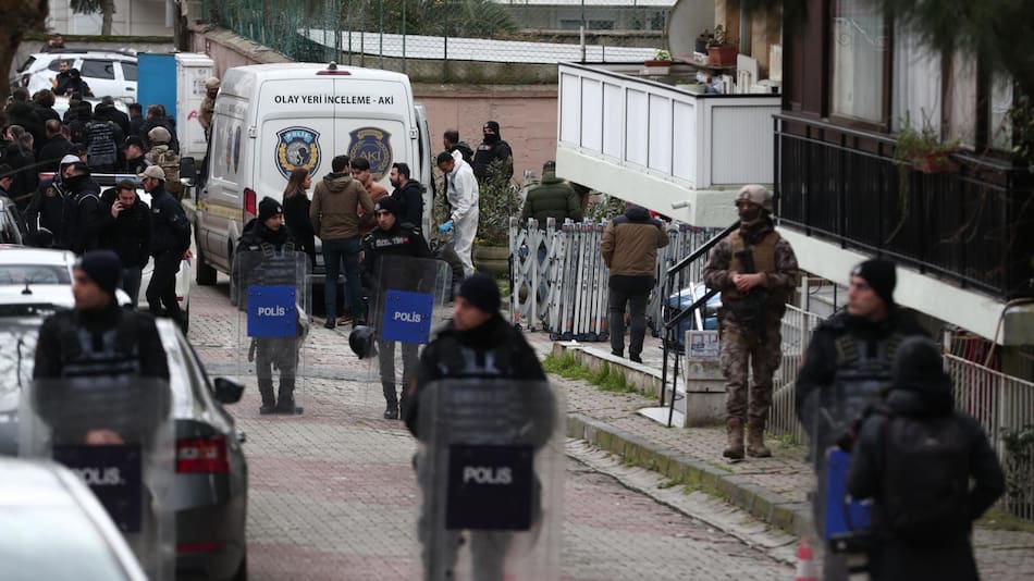 Ataque a una iglesia en la ciudad turca de Estambul. EFE
