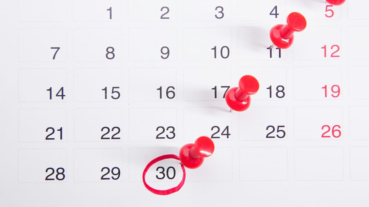 Calendario de feriados en 2026.