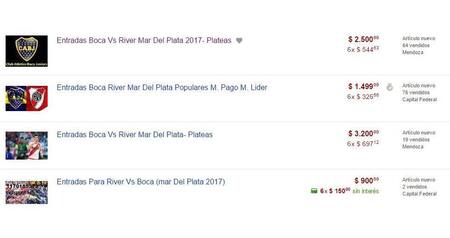 Superclásico - Reventa