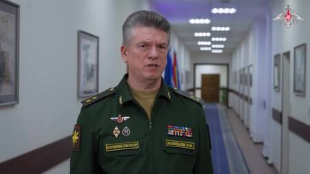 Yury Kuznetsov, exjefe de personal del Ministerio de Defensa ruso, acusado de corrupción. Foto: Reuters.