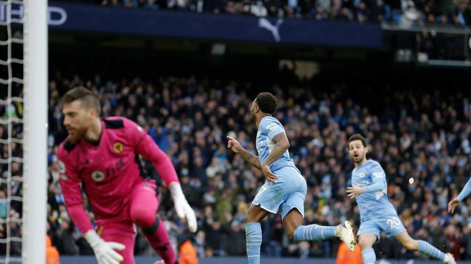 Festejo del Manchester City ante el Wolverhampton por la Premier League, AGENCIA EFE