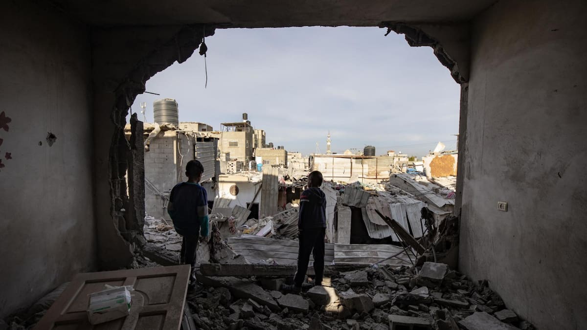 Ataques israelíes a la ciudad de Rafah, Gaza. Foto: EFE.