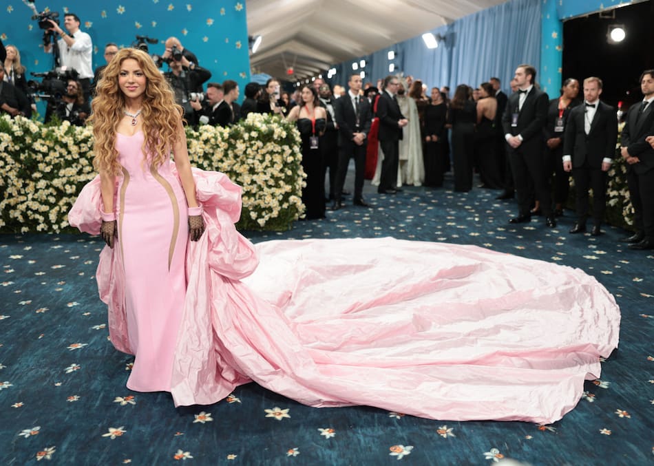Shakira Met Gala 2025. Foto: Reuters/Mario Anzuoni.