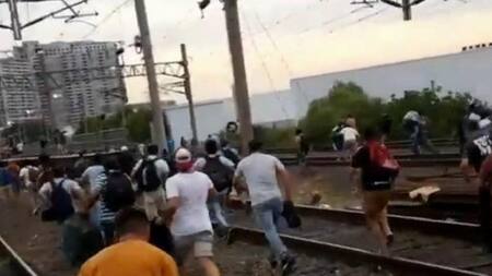 Caos en el tren Roca por corte de vías en Avellaneda