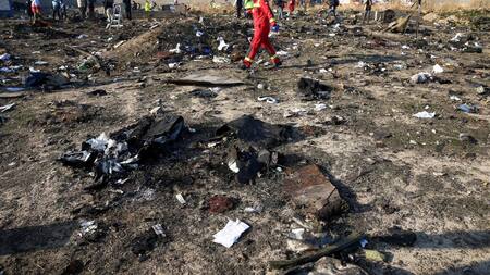 Accidente de avión en Irán, REUTERS