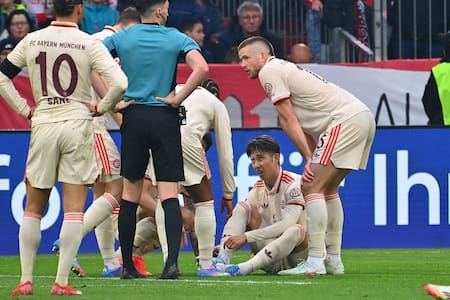 Hiroki Ito, otra baja en el Bayern Múnich. Foto: Reuters.