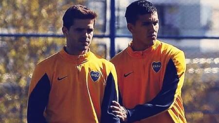 Fernando Gago y Leandro Paredes. @la12tuittera