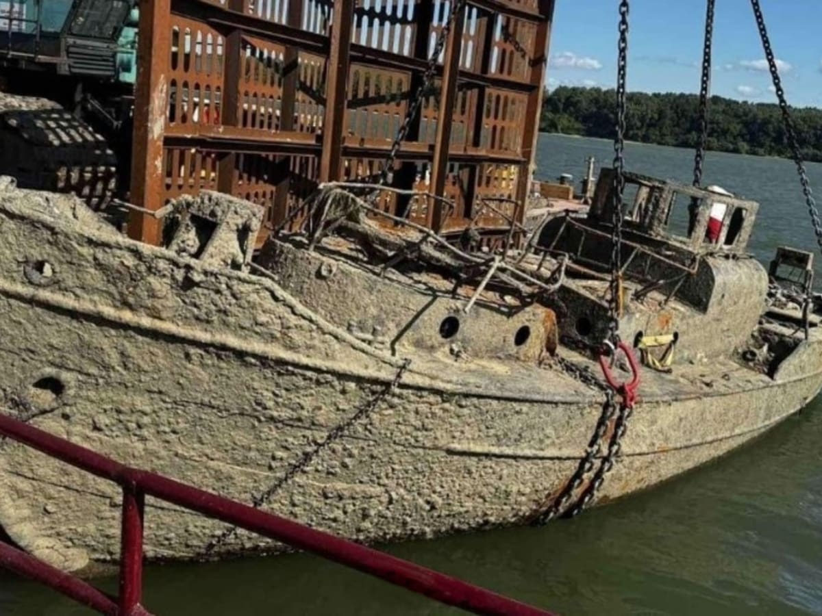La bajante extrema del Danubio volvió a abrir una ventana inquietante al pasado