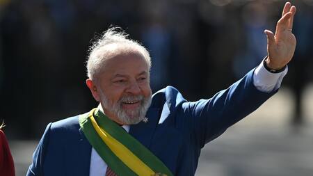 Luiz Inácio Lula da Silva en el desfile cívico-militar del Día de la Independencia. Foto: EFE