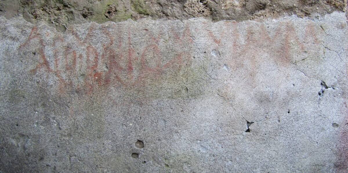 La casa pertenecía aparentemente a un partidario de Rustius. Foto: Parco Archeologico di Pompei