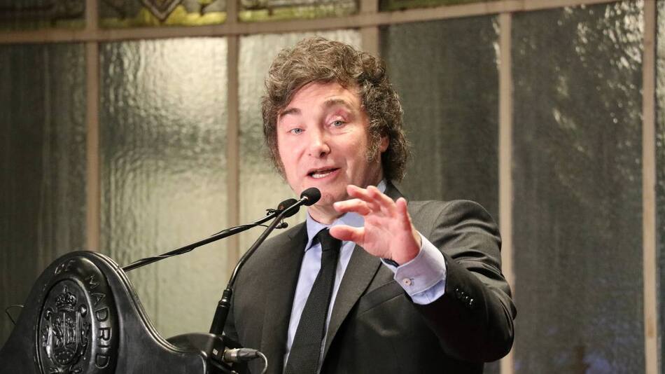 Javier Milei criticó a Lula y a Arce. Foto: Presidencia.