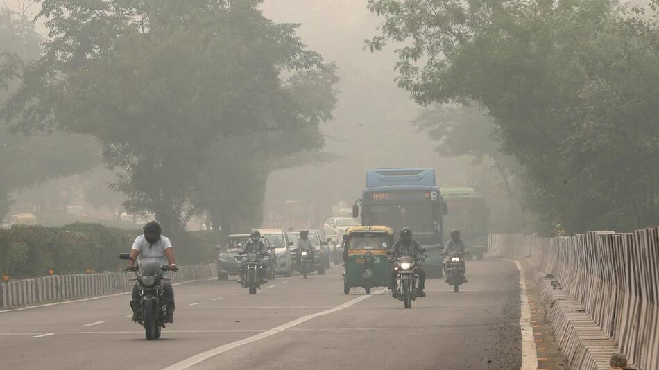 Nueva Delhi se encuentra en las 10 ciudades con el aire más contaminado del mundo. Foto: EFE.