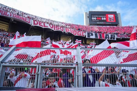 Superclásico; hinchas de River Plate. Foto: NA.