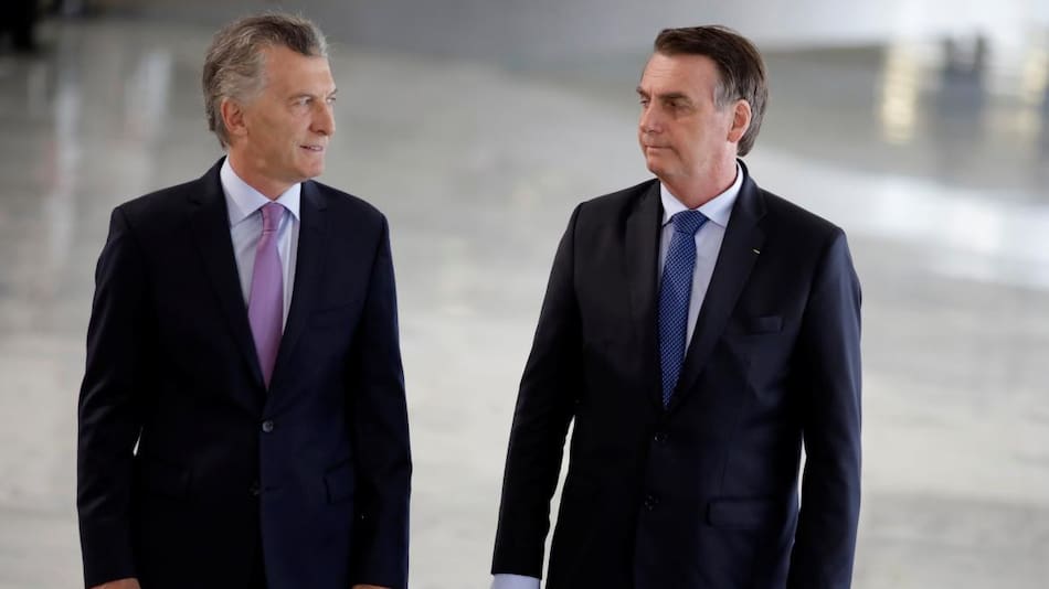 Mauricio Macri y Jair Bolsonaro (Reuters)