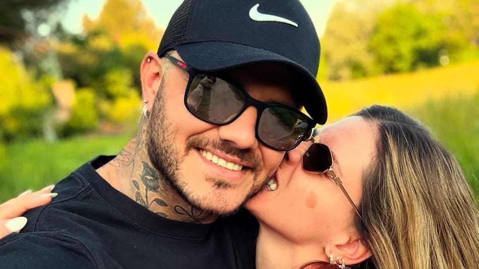 Mauro Icardi y la China Suárez. Foto: Instagram.