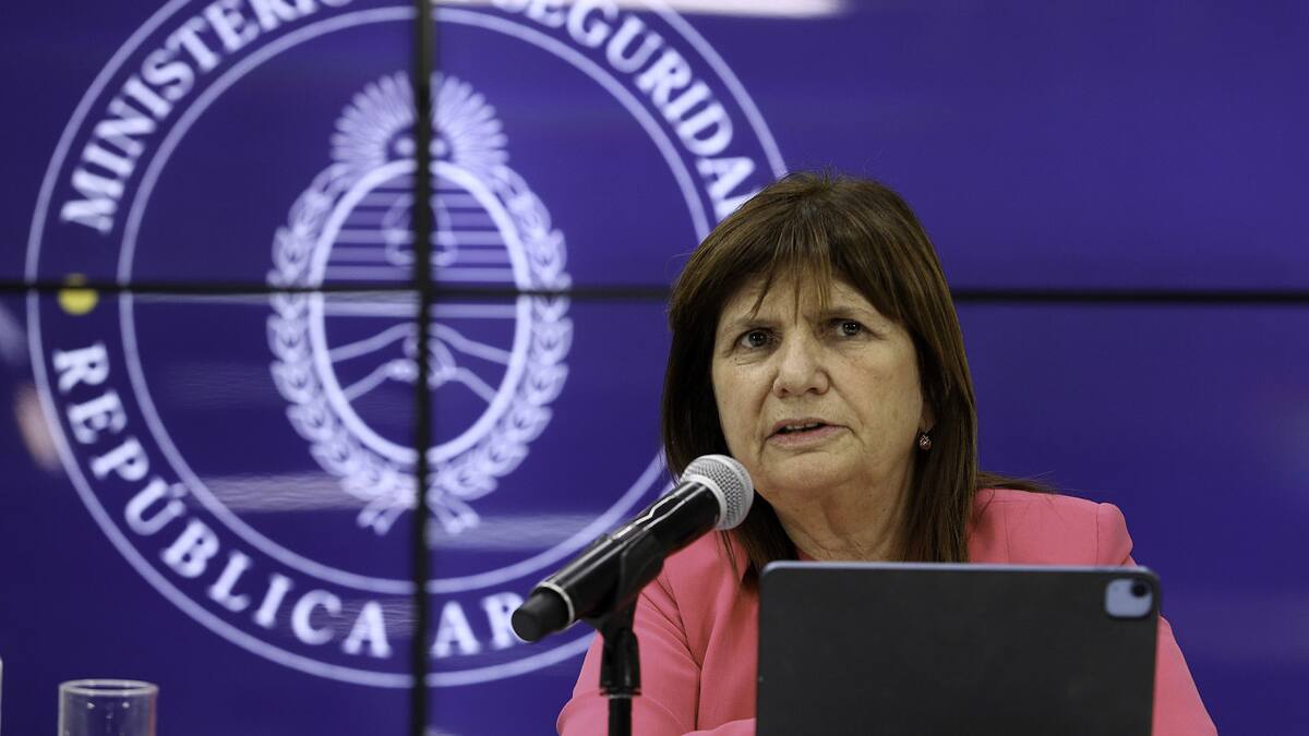 La ministra de Seguridad, Patricia Bullrich. Foto: NA.