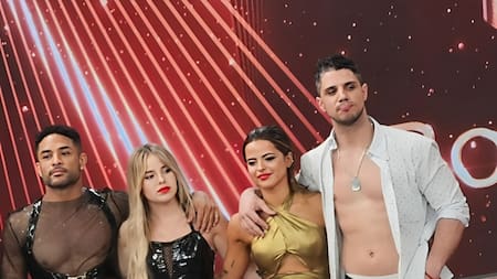 Coti Romero y Alexis "Conejo" Quiroga, enfrentados en la sentencia. Foto: Instagram / elbailandooficial.