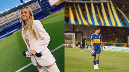 Morena Beltrán y Lucas Blondel. Foto: Instagram @morenabeltran10 , @lucasblondel17