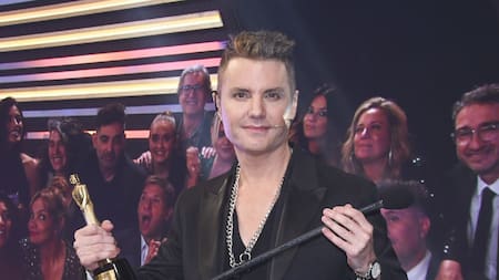 Santiago Del Moro, ganador del Martín Fierro de Oro.