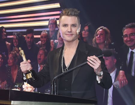 Santiago Del Moro, ganador del Martín Fierro de Oro.