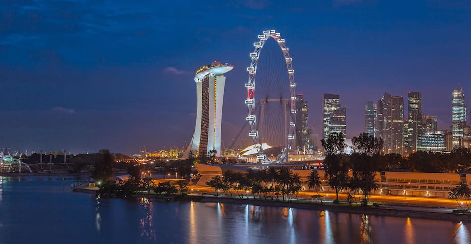 Singapore Flyer, Singapur.