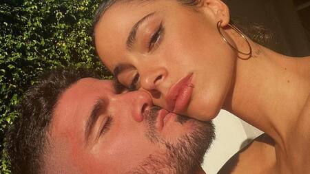 De Paul junto a Tini. Foto: Instagram.