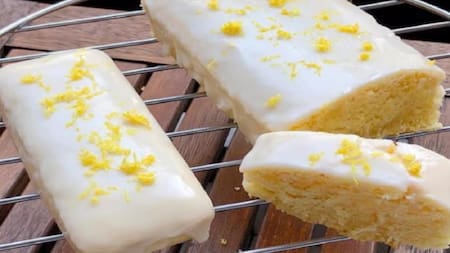 Budín de limón con glaseado