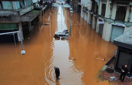 Inundaciones en Brasil. Foto: REUTERS.