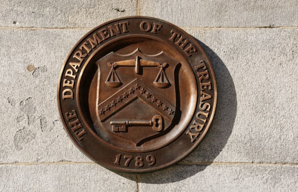 Departamento del Tesoro de EEUU. Foto: Reuters/Kevin Lamarque