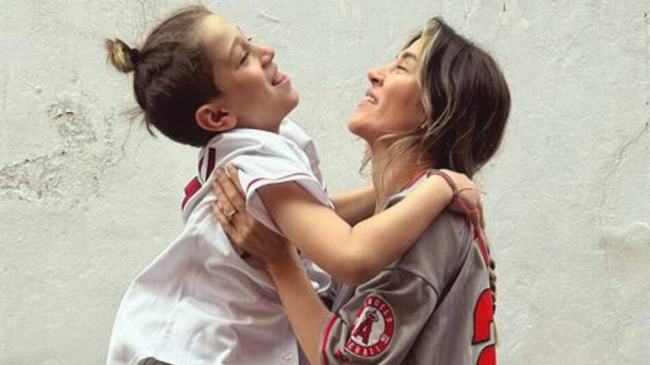 Jimena Barón y Momo. Foto: Instagram.