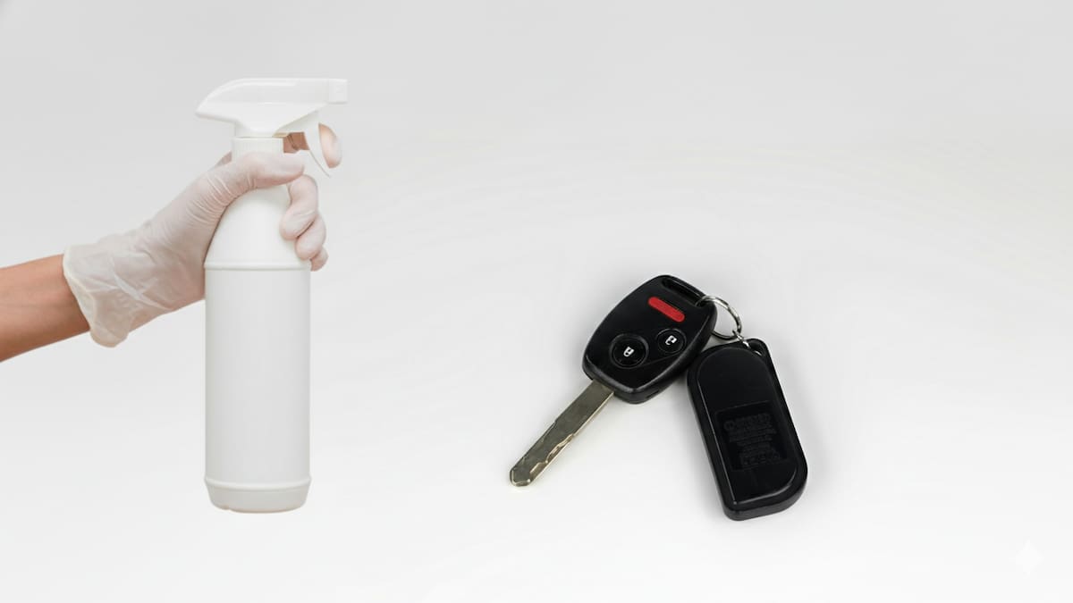 ¿Por qué recomiendan rociar las llaves del auto con vinagre?