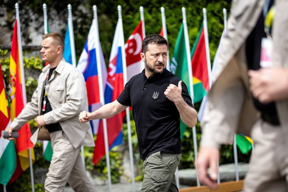 Volodimir Zelenski, presidente de Ucrania. Foto: Reuters