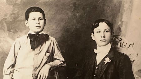 Juan Domingo Perón y Mario Avelino