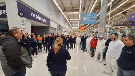 Asamblea en Changomas. Foto: NA